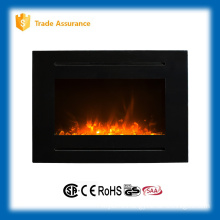 40" wall-mounted/recessed electric fireplace large room heater